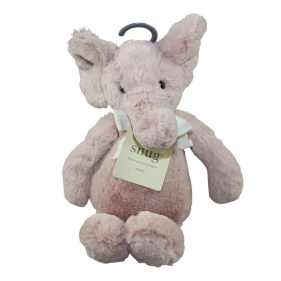 Snug Other - Snug Pink Elephant Plush Infant Toddler Stuffed Animal Toy 13" Soft Lovey NWT
